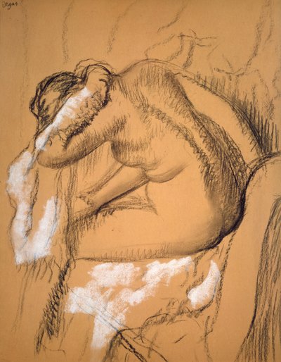 Woman Drying Herself by Edgar Degas